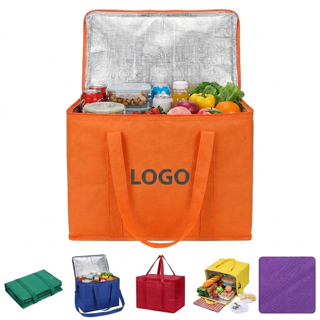 Foldable Thermal Shopping Bag for Cold Storage & Picnics