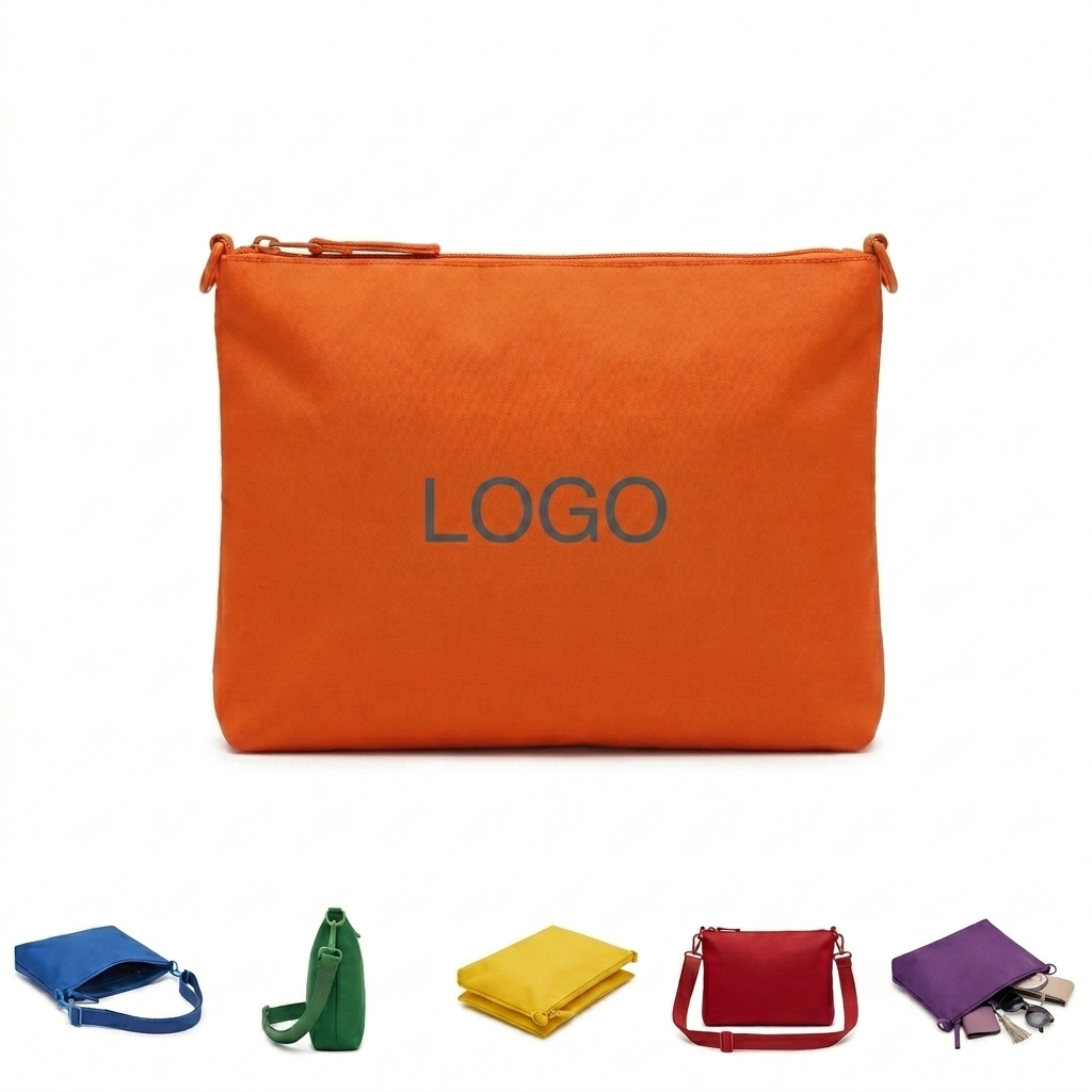 Multi-Color Nylon Zip Pouches
