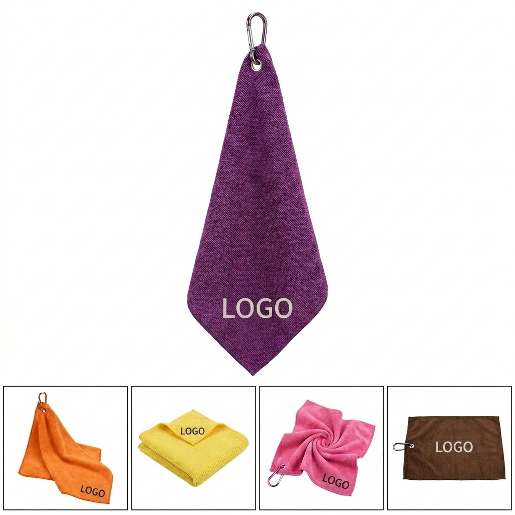 Quick-Dry Microfiber Sports Towel for Golf - Lightweight & Absorbent