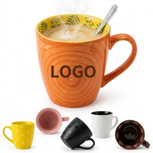 Elegant Handcrafted Multi-Pattern Ceramic Drinking Cup