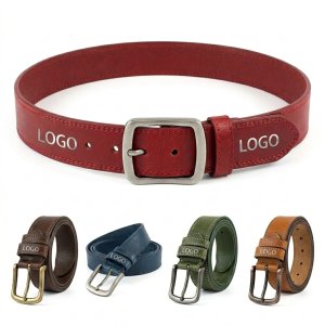 Everyday Durable Leather Dress Belt for Men