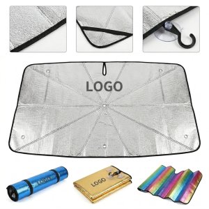 Multi-Color Bubble Foil Car Sunshade Set for Windshield